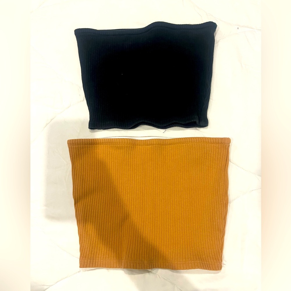 Urban Outfitters ribbed crop tube top bundle